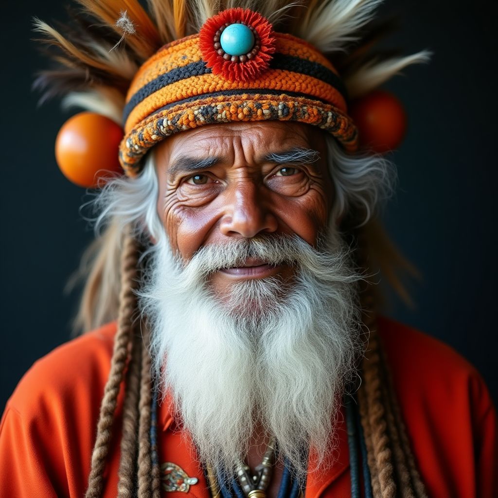 Portrait of Indigenous Elder and Cultural Advisor